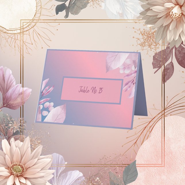 Pastellkirschblüte Sakura Hochzeitstisch Karte (Von Creator hochgeladen)