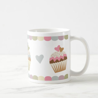 Pastellkleine kuchen tasse
