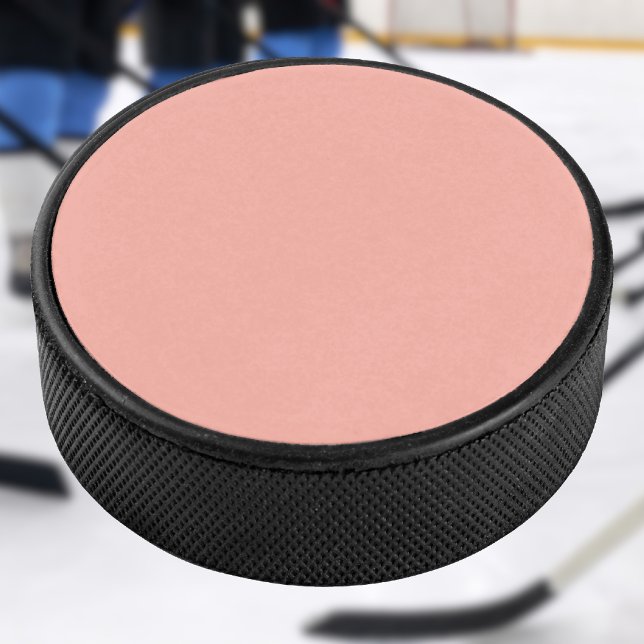 Pastellkorallenriff - Farbe | Classic | elegant Eishockey Puck (Von Creator hochgeladen)