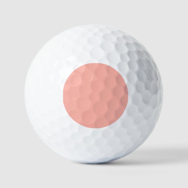 Pastellkorallenriff - Farbe | Classic | elegant Golfball (Vorderseite)