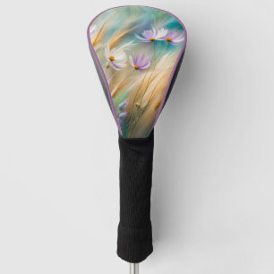 Pastellkosmos und Gräser, Flüster der Natur Golf Headcover