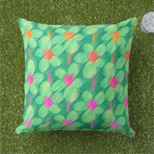 Pastellkreide Blumenmuster Kissen