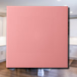 Pastelllachs Rosa Farbe | Classic | elegant Fliese<br><div class="desc">Pastelllachs Rosa Farbe | Classic | elegant | Trendy | Stilvoll | Geschenk</div>