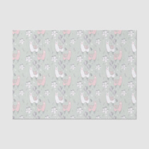 Pastelllama-Muster Seidenpapier