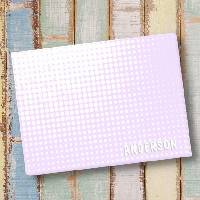 Pastelllavender halftone Gradienten Chic individue Post-it Klebezettel (Von Creator hochgeladen)