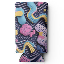 Pastelllinien mit abgerundeten Formen