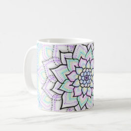 Pastellmandala-Kaffee - Tee-Tasse Tasse