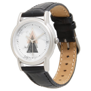 Pastellmarmordruck-Entwurf Armbanduhr