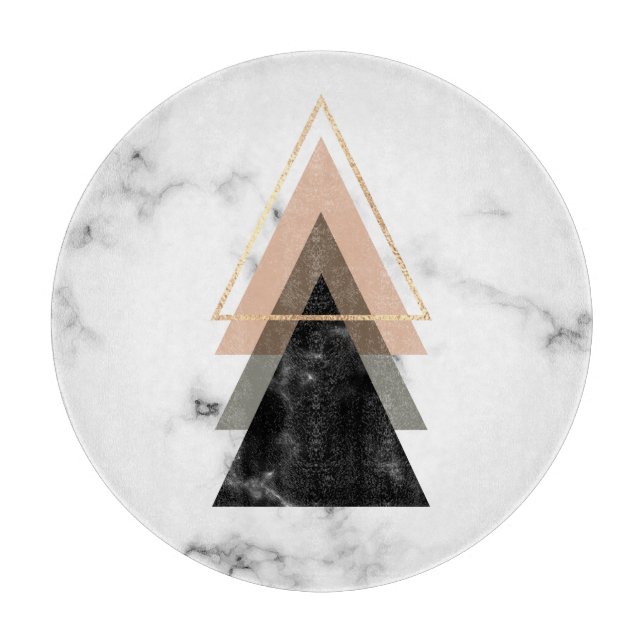 Pastellmarmordruck-Entwurf Schneidebrett (Vorderseite)