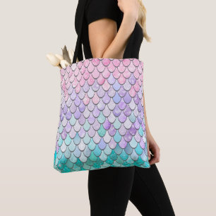 Pastellmeerjungfrau stuft Taschen-Tasche ein