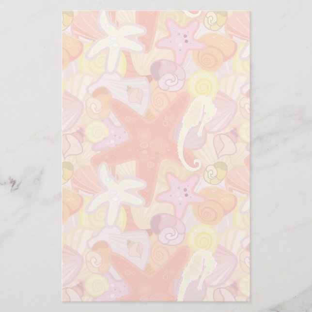 Pastellmeerkreislauf Briefpapier (Vorderseite)