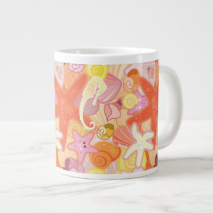 Pastellmeerkreislauf Jumbo-Tasse