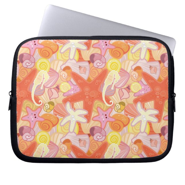 Pastellmeerkreislauf Laptopschutzhülle (Vorderseite)