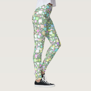 Pastellminikasten-Grafik-Entwurf Leggings