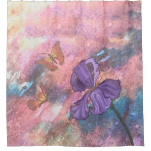 Pastellmonarch-Duschvorhang Duschvorhang