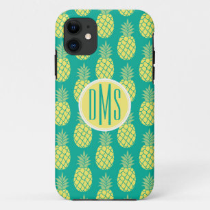 Pastellmonogramm der ananas- Case-Mate iPhone hülle