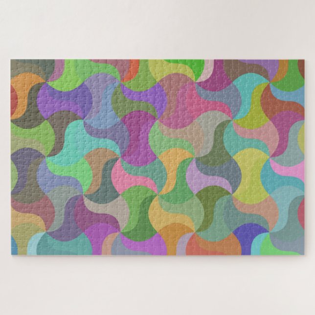 Pastellmosaikpuzzle Puzzle (Horizontal)