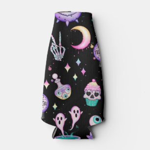 Pastellmuster dunkel flaschenkühler