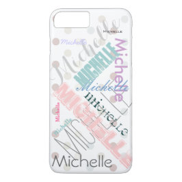 PastellnamensTupfen Case-Mate iPhone Hülle