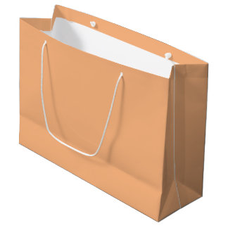 Pastellorange Große Geschenktüte