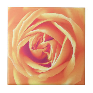 Pastellorange-Rose Fliese