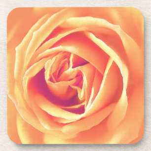 Pastellorange-Rose Untersetzer