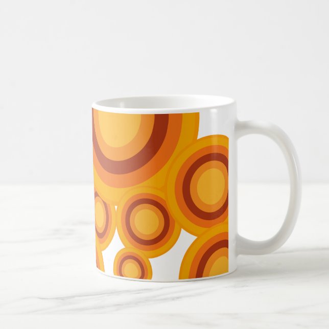 Pastellorange Tasse (Rechts)