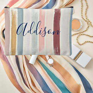 Pastellpinselstriche personalisiert  zubehörtasche
