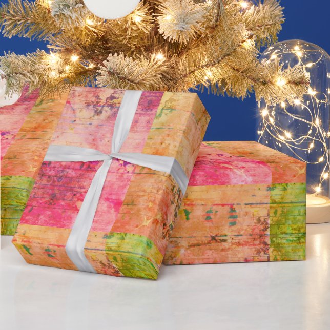 Pastellplätze Matte Wrapping Paper Geschenkpapier (Feiertage)