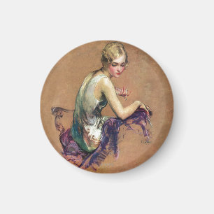 Pastellporträt Magnet