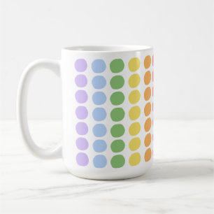 Pastellpunkte Kaffeetasse