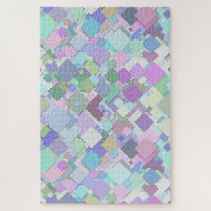 Pastellquadrat Puzzle