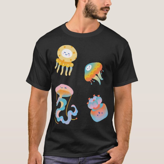 Pastellqualle T-Shirt (Vorderseite)