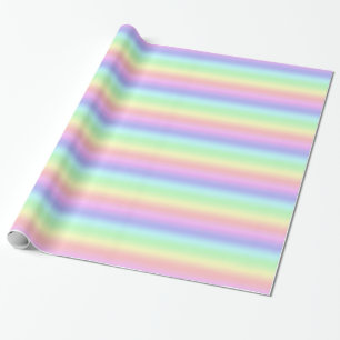 Pastellregenbogen Geschenkpapier
