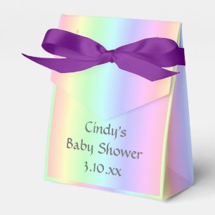 Pastellregenbogen Geschenkschachtel