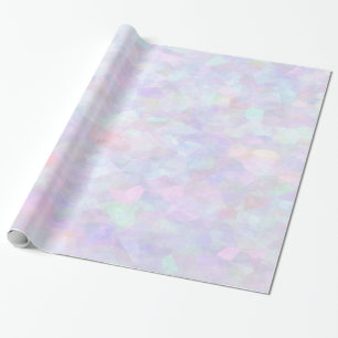 Pastellregenbogen-Glitzer Geschenkpapier