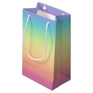 Pastellregenbogen Ombre Gewohnheit Kleine Geschenktüte