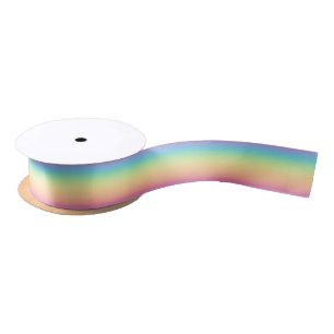 Pastellregenbogen Ombre Satinband