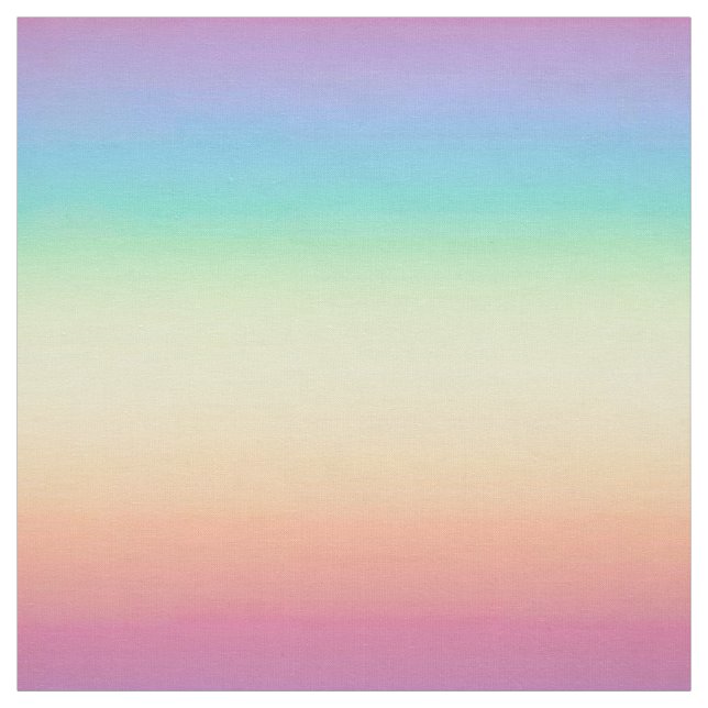 Pastellregenbogen Ombre Stoff (Muster)