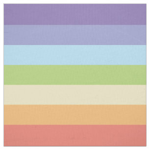 Pastellregenbogen stripes Gay Pride Stoff