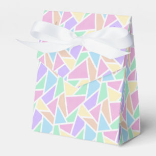 Pastellregenbogenmosaik Geschenkschachtel