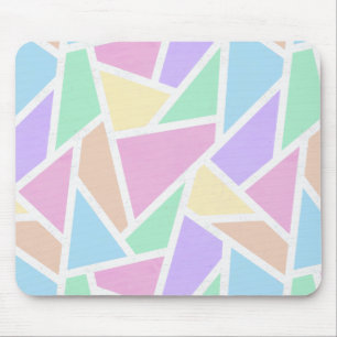 Pastellregenbogenmosaik Mousepad