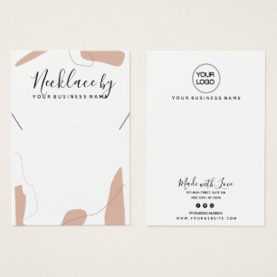 Pastellrosa Abstrakte Netzwerkkarte