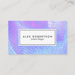 Pastellrosa, Aqua und Lila Visitenkarte