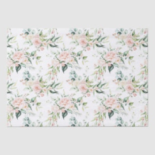 Pastellrosa Aquarellmuster Rose Seidenpapier