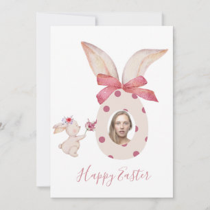Pastellrosa aus Osterpink Feiertagskarte