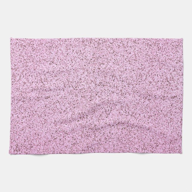 Pastellrosa Betonstruktur Geschirrtuch (Horizontal)