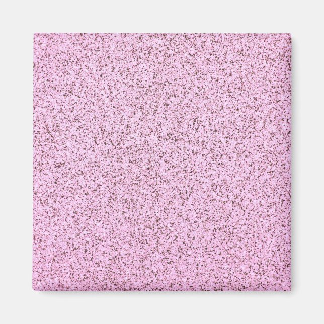 Pastellrosa Betonstruktur Magnet (Vorne)