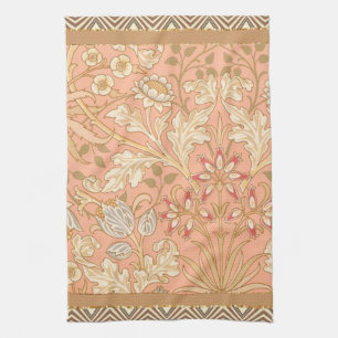 Pastellrosa Blume Geschirrtuch