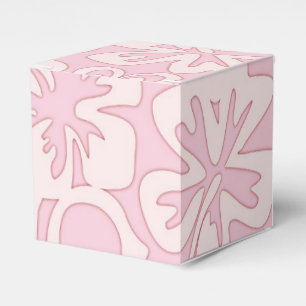 Pastellrosa Blumenkunst Geschenkschachtel